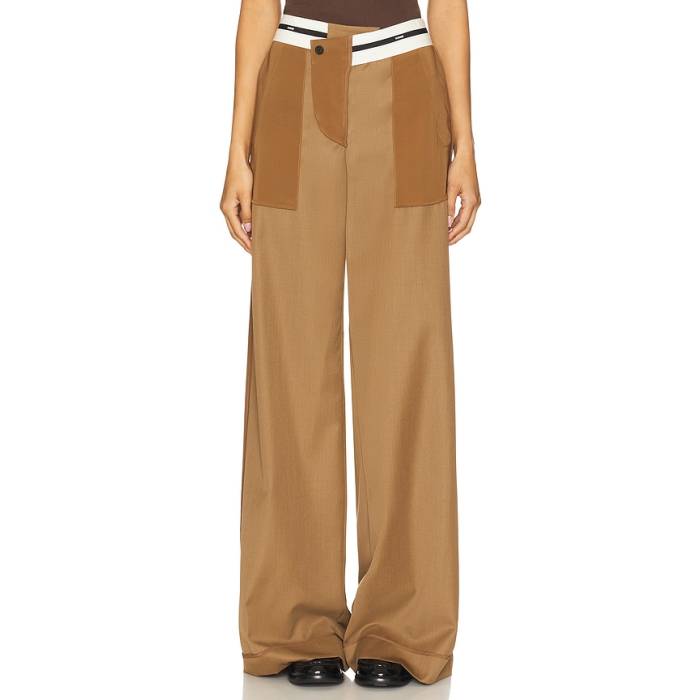 Monse 【 Inside Out Trousers Women Brown 】 レディース 赤銅色 赤銅色