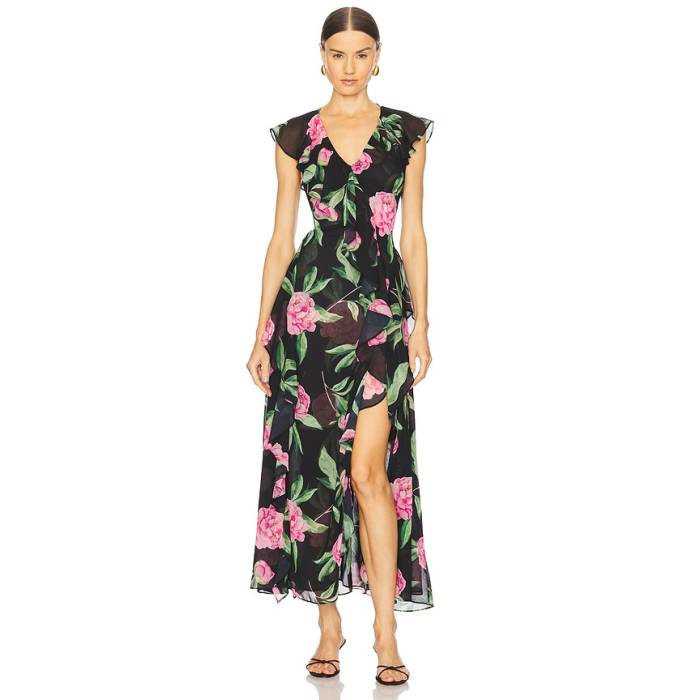 Misa Los Angeles 【 Lilith Dress Women Pink Peony 】 ドレス レディース pink ピンク｜スニケス