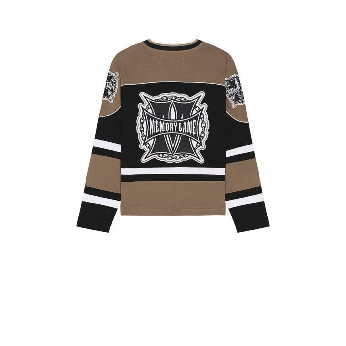 Memory Lane 【 Shield Hockey Jersey Men Black 】 ジャージ メンズ 黒色 ブラック｜スニケス