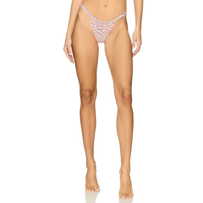 クラニ キニス Kulani Kinis 【 Ruched Thong Bikini Bottom Women Astro Pop 】 ズボン ボトムス レディース