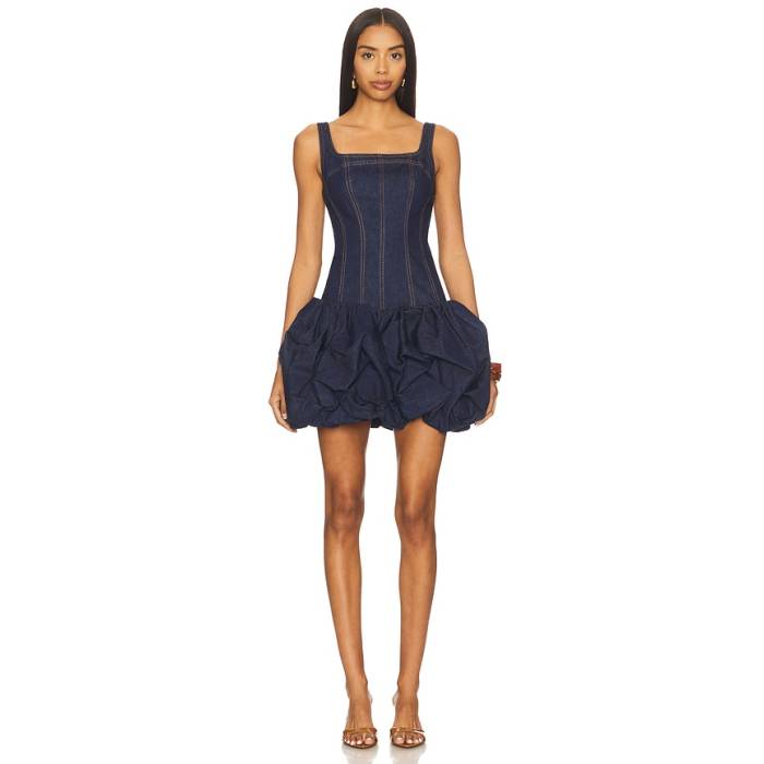 Aje 【 Briar Denim Mini Dress Women Indigo Wash 】 ジーンズ 御召しもの レディース 藍色・インディゴ