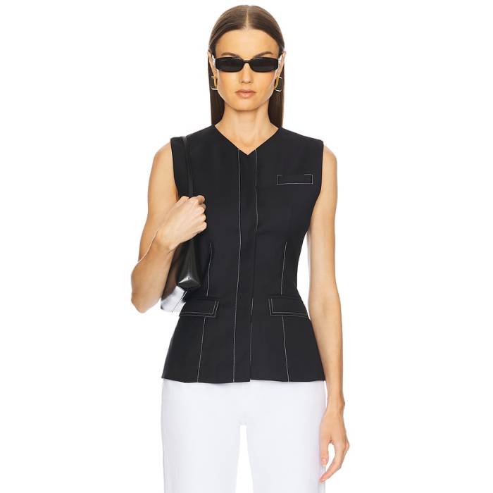 Anna Quan 【 Phillipa Top Women Black 】 レディース 黒いこと 黒いこと