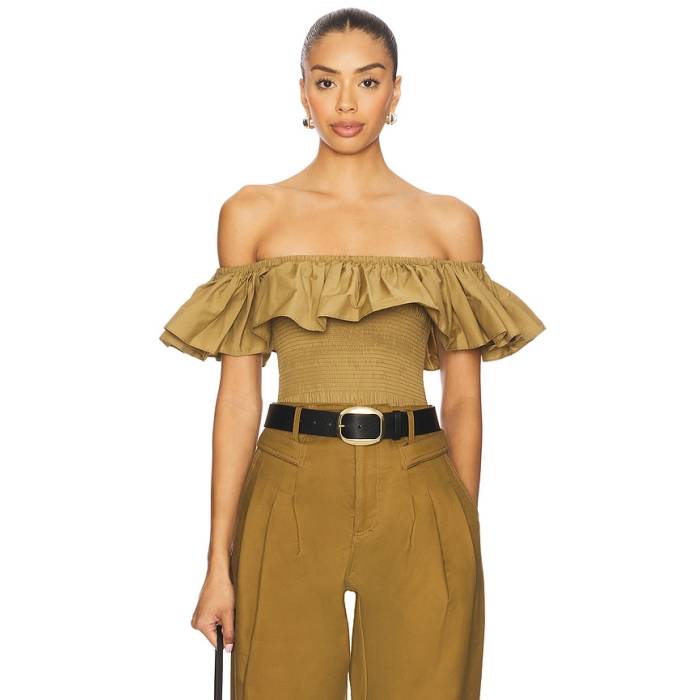 Ronny Kobo 【 Dira Top Women Oregano 】 レディース