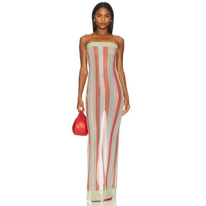 Fait Par Foutch 【 Elizabeth Dress Women Candy Stripe 】 お召しもの レディース Stripe 縞模様