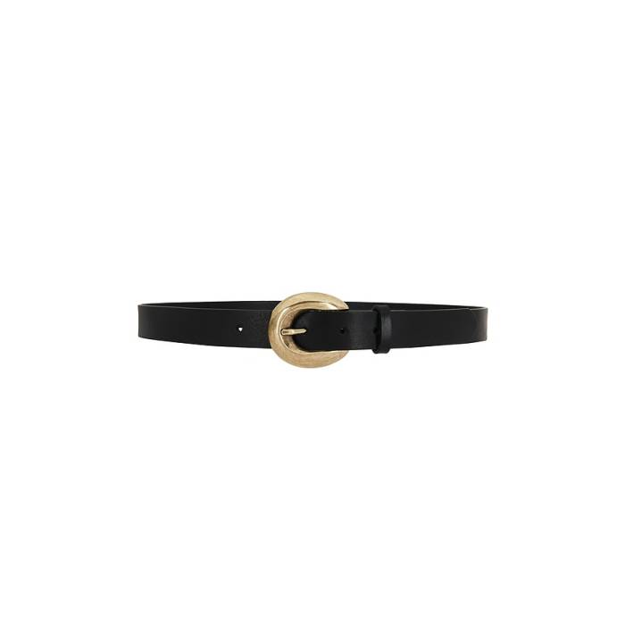 Lamarque 【 Valencia Belt Women Black 】 三尺帯 レディース 黒いこと 黒いこと