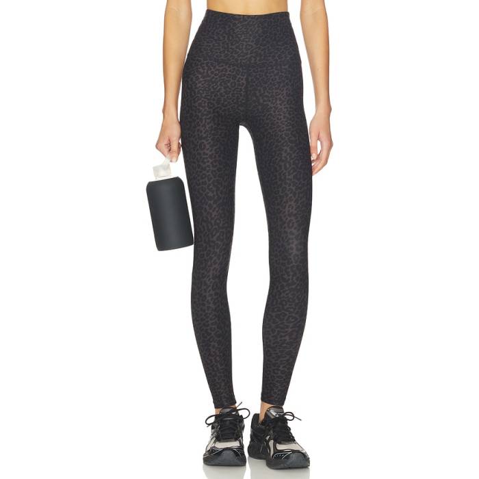 ビヨンドヨガ Beyond Yoga 【 Softmark High Waisted Midi Legging Women Espresso Leopard 】 ハイ レディース ヒョウ柄 レオパード