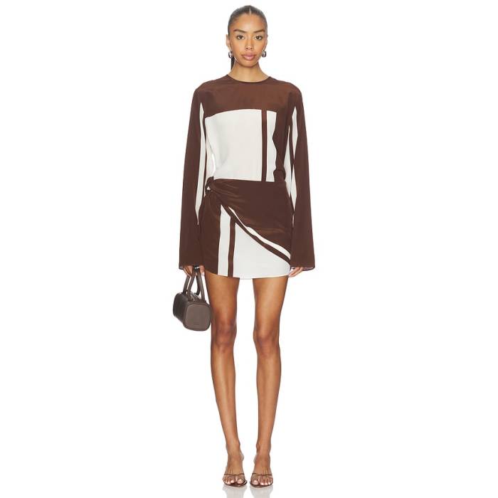 Sir. 【 Destino Twist Mini Dress Women Pacha Stripe 】 お召しもの レディース Stripe 縞模様