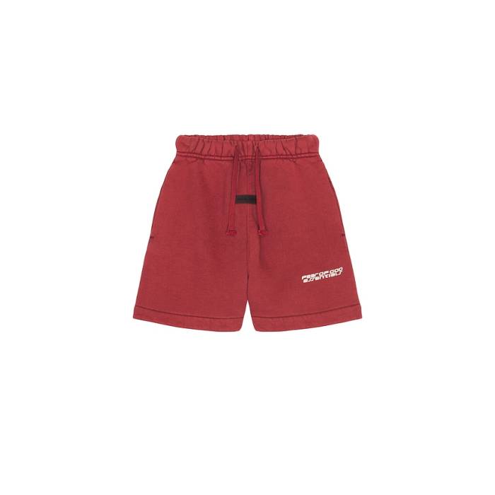 Fear Of God Essentials 【 Kids Classic Short Girls Crimson 】 古典派音楽 お坊っちゃん キッズ クリムゾン