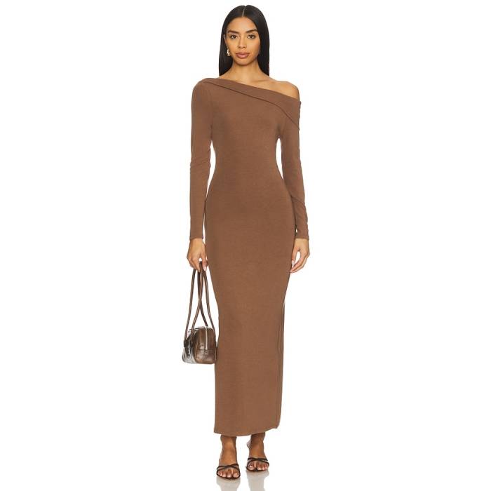 Elodie The Label 【 Elodie Denis Dress Women Cocoa 】 お召しもの レディース