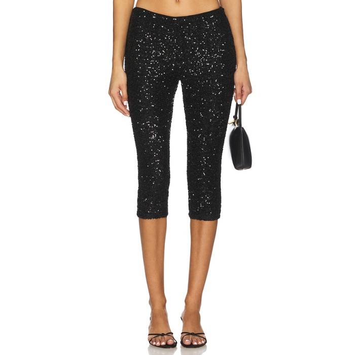 Superdown 【 Lilja Capri Women Black 】 レディース 黒いこと 黒いこと
