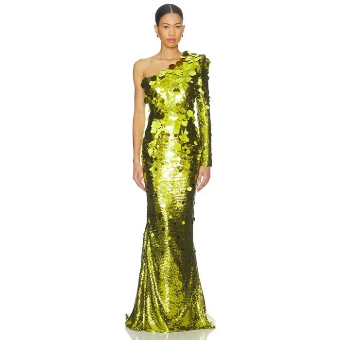 Zhivago 【 The Shimmer Is A Prism Gown Women Lime 】 レディース 菩提樹