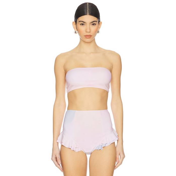 独居室足懸かり Selkie 【 The Bandeau Bikini Top Women Shine 】 レディース