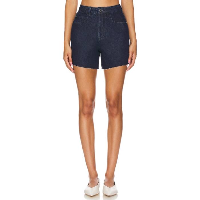 Weworewhat 【 High Rise Flare Short In Undone Wash Women Raw Wash 】 御機嫌 ライズ レディース