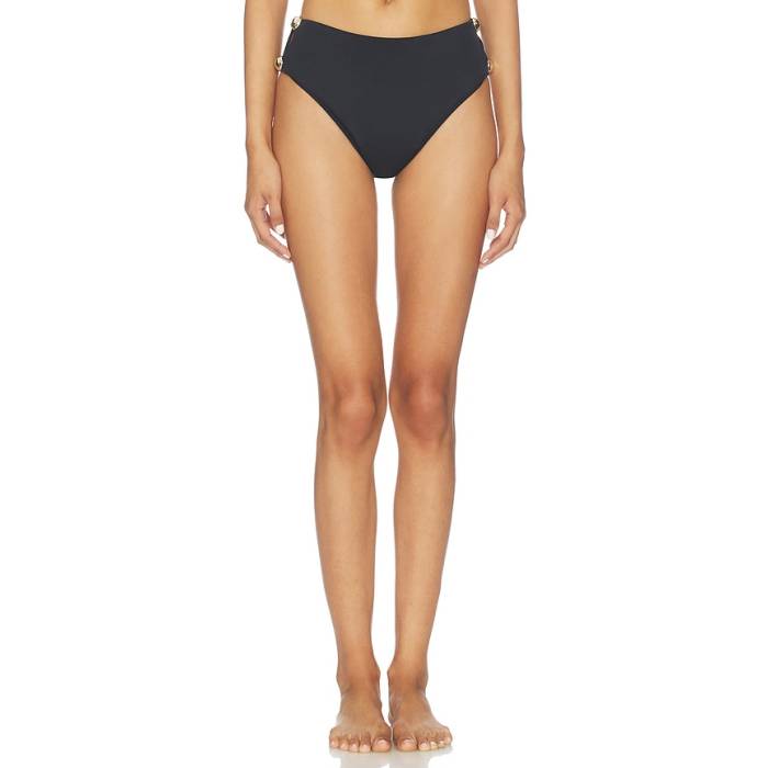 Simkhai 【 Tyas High Rise Bikini Bottom Women Black 】 御機嫌 ライズ ズボン ボトムス レディース 黒いこと 黒いこと