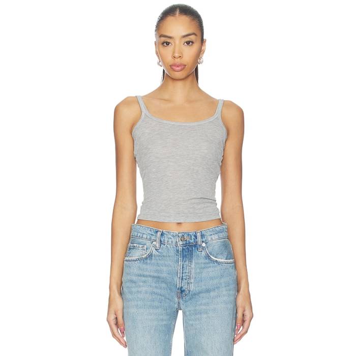 Aya Muse 【 Scoop Tank Women Gray 】 貯蔵タンクとっ始め レディース gray 薄墨色・薄墨色・薄墨色 トップス-タンクトップ-レディースファッション