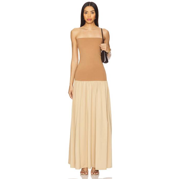 By Malene Birger 【 Marciella Dress Women Cornstalk 】 お召しもの レディース