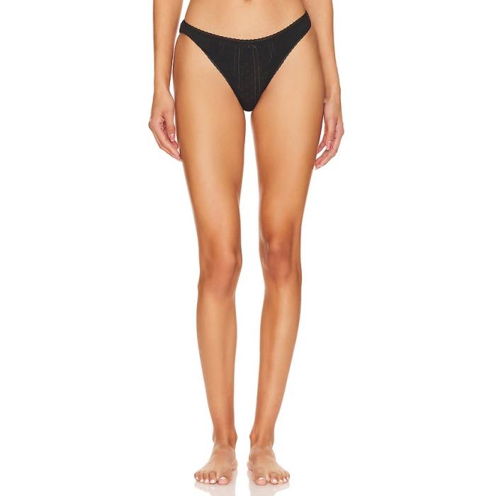 Cou Cou Intimates 【 The High Rise Brief Women Black 】 御機嫌 ライズ レディース 黒いこと 黒いこと