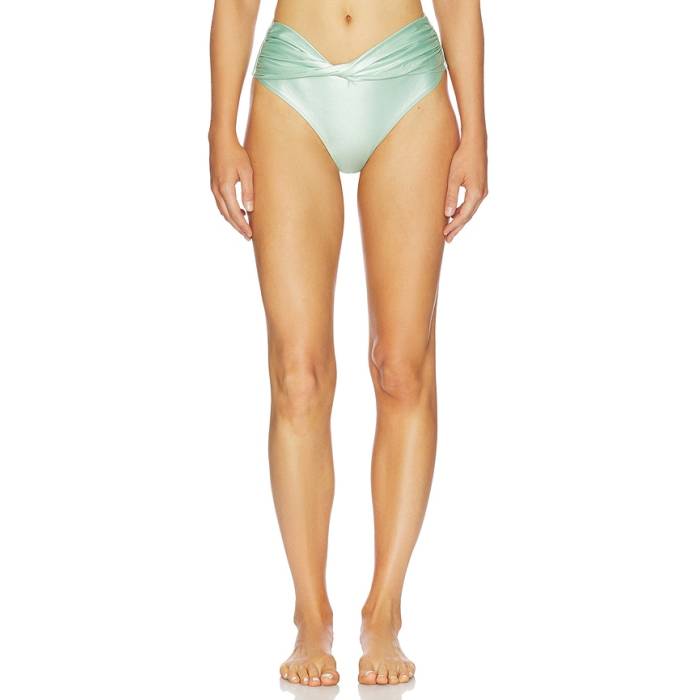 Boamar 【 Makan Bikini Bottom Women Green Glossy 】 ズボン ボトムス レディース green 緑・グリーン|スニケス