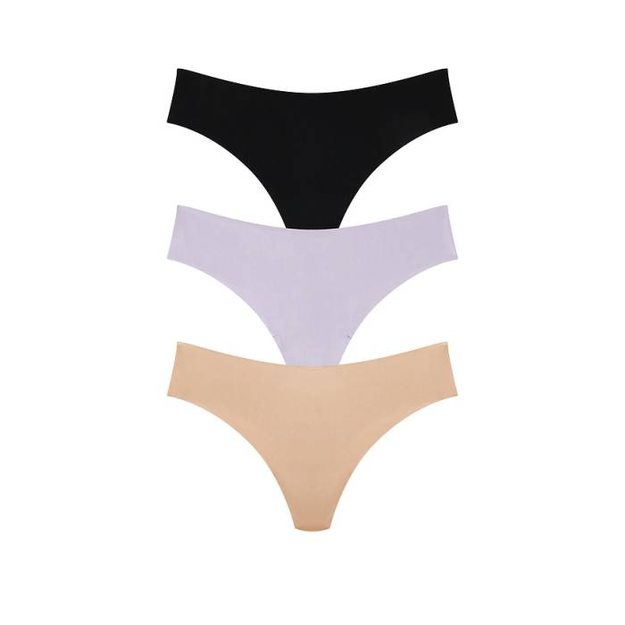 命令すること Commando 【 Butter Thong 3-Pack Women Multi Colored 】 3個入 レディース