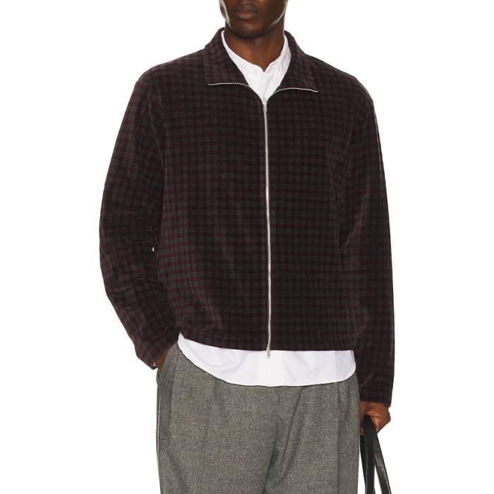 アワーレガシー Our Legacy 【 Shrunken Fullzip Sweater Men Merlot Houndini 】 調教師 メンズ