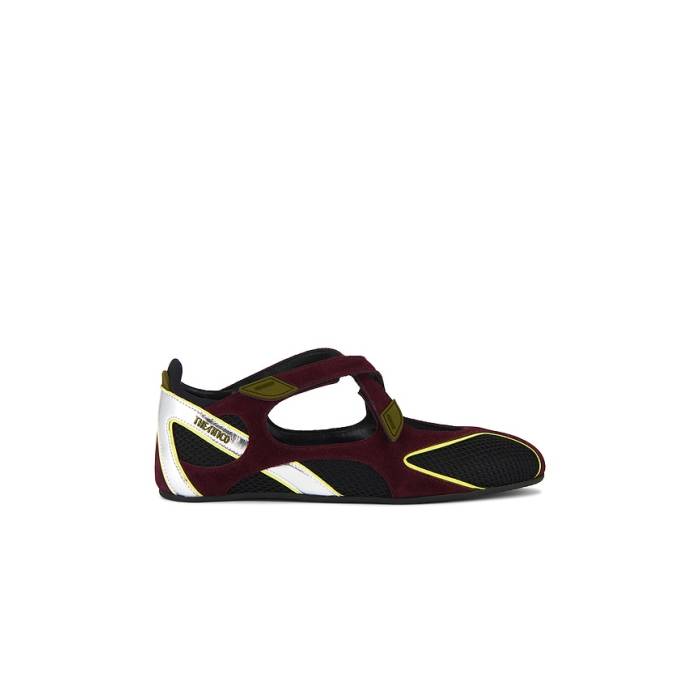 ジ・アティコ The Attico 【 Floor 01 Flat Women Violet \u0026Amp; Black 】 レディース 紫・相撲取り草 黒いこと 黒いこと