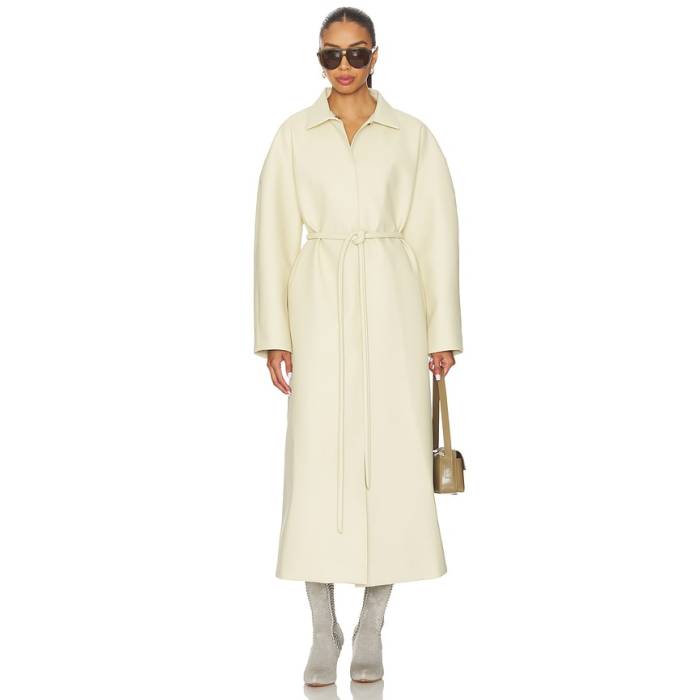 Diana Milkanova Studio 【 Oversized Coat Women Butter Yellow 】 レディース yellow 黄味がかった・黄色