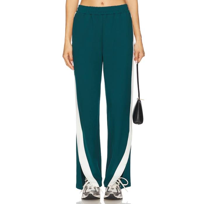 Lspace 【 Back To Back Pant Women Deep Teal \u0026Amp; Cream 】 ズボン下 レディース ディープ 皮膚軟化剤