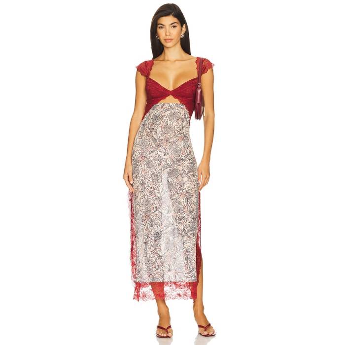 フリーピープル Free People 【 X Intimately Suddenly Fine Maxi Slip In Birch Combo Women Birch Combo 】 レディース|スニケス