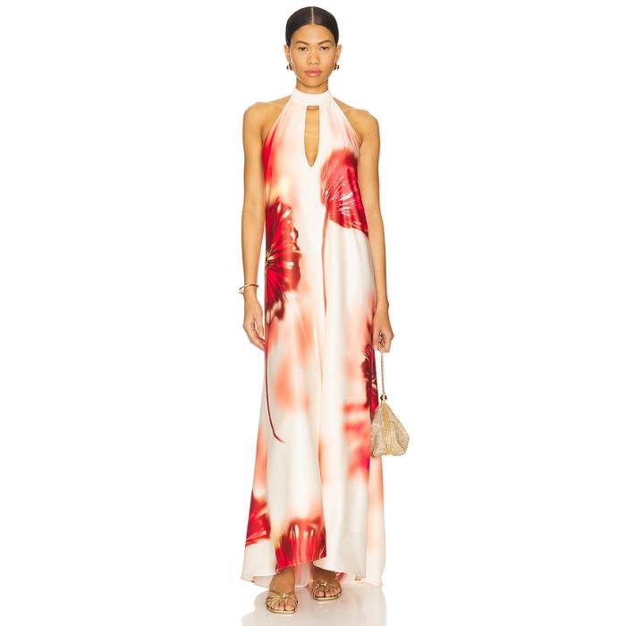 Especia 【 Acidic Long Dress Women Red 】 お召しもの レディース Red 赤・赤いこと レディースファッション-ドレス