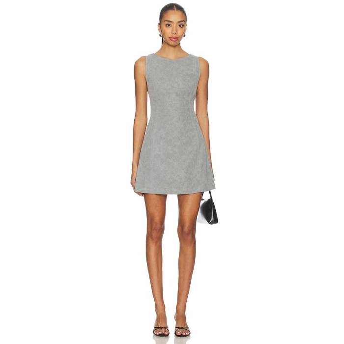 フリーピープル Free People 【 Atlas Suede Mini Dress Women Wild Dove 】 スエード・スウェード お召しもの レディース wild ワイルド