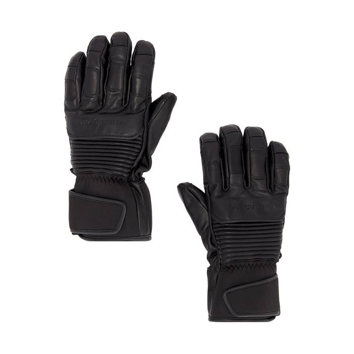 Whitespace 【 Leather Riding Gloves Men Black Onyx 】 なめし革 グローブ メンズ 黒いこと 黒いこと