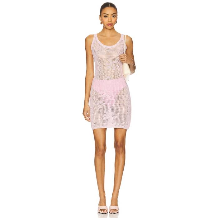 Sndys 【 Terrina Mini Dress Women Pink 】 お召しもの レディース pink サクラ色