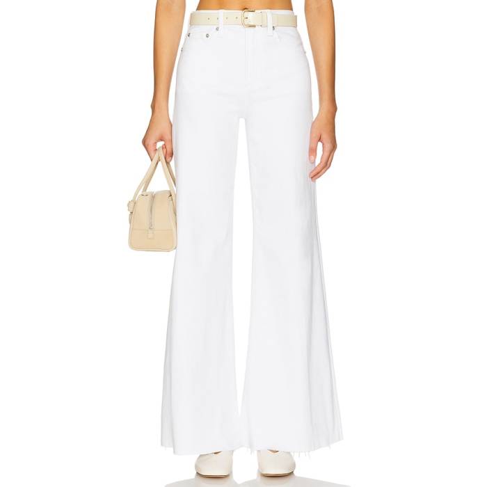 Pistola 【 Izzy Mid Rise Wide Leg Women Vivid White 】 ミッド ライズ レディース 白いこと 白いこと