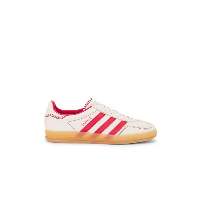 アディダス Adidas Originals 【 Gazelle Indoor Sneakers Men Better Scarlet \u0026Amp; Cream White 】 ガゼル メンズ 皮膚軟化剤 白いこと 白いこと