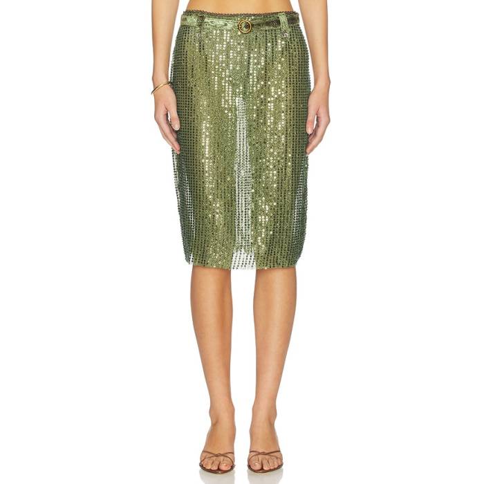 Siedres 【 Estelle Skirt Women Green 】 レディース green 緑・緑であること