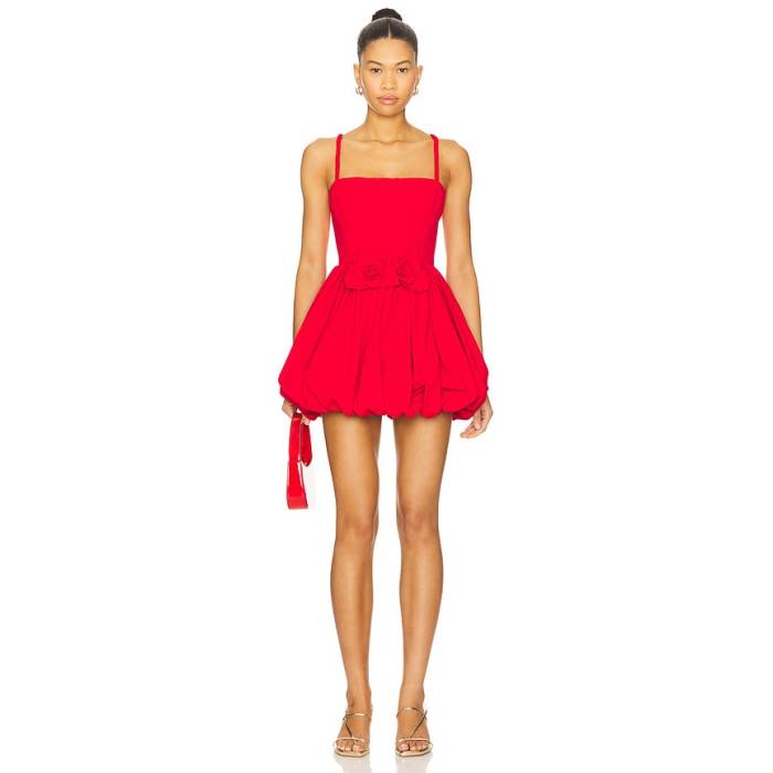 Aknvas 【 Anais Dress Women Red 】 お召しもの レディース Red 赤・赤いこと レディースファッション-ドレス