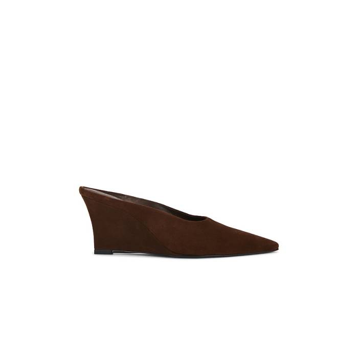 Black Suede Studio 【 Alysha 70 Pump Women Brownie Suede 】 揚水機 レディース スエード・スウェード