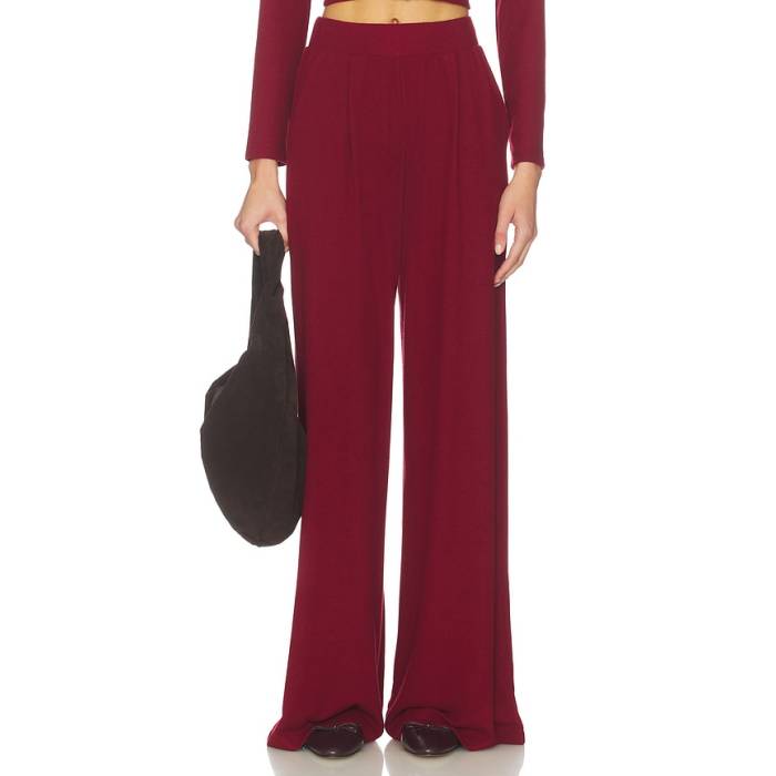 Leset 【 Lauren Pleated Pocket Pant Women Pinot 】 ズボン下 レディース