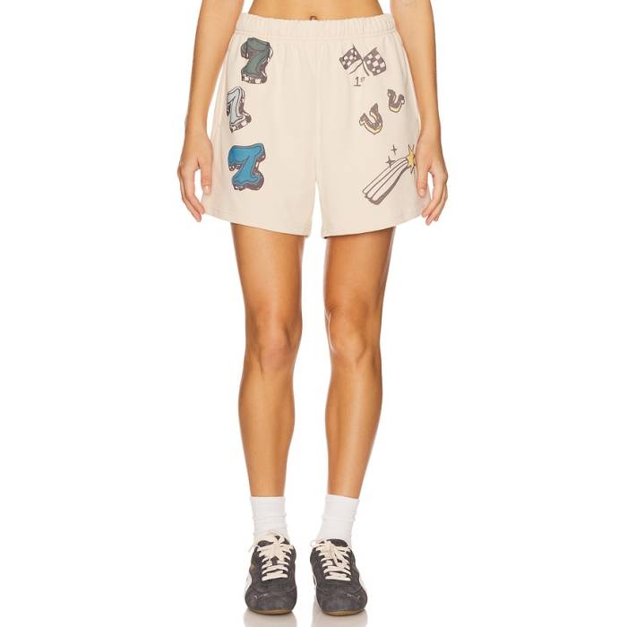The Mayfair Group 【 Feeling Lucky Sweatshorts Women Cream 】 レディース クリーム｜スニケス