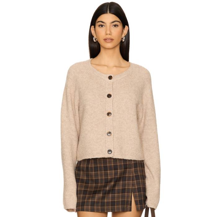 Nia 【 Lisa Cardigan Women Oatmeal 】 カーディガン レディース|スニケス