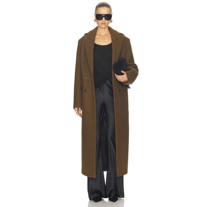 ナヌーシュカ Nanushka 【 Melva Coat Women Wood 】 レディース