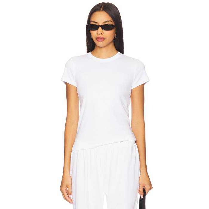 Leset 【 Nando Slim Fit Tee Women White 】 slim か細い プルオーバー レディース 白いこと 白いこと