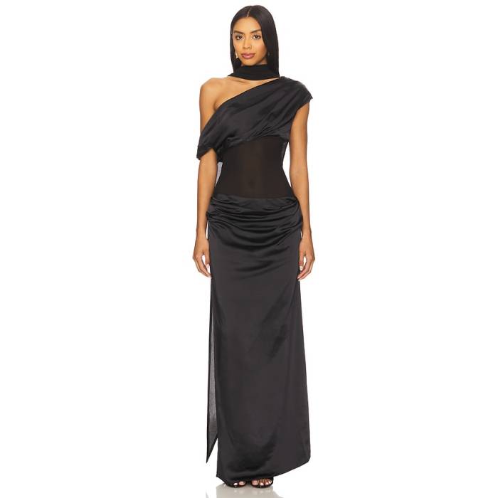 Lpa 【 Gaia Gown Women Black 】 レディース 黒いこと 黒いこと