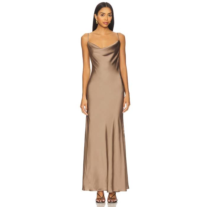 バルドット Bardot 【 Monroe Cowl Neck Maxi Dress Women Toffee 】 ドレス レディース|スニケス
