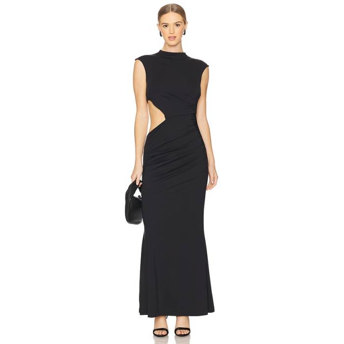 バル点点 Bardot 【 Emery Maxi Dress Women Black 】 お召しもの レディース 黒いこと 黒いこと
