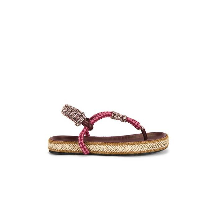 イザベルマランエトワール Isabel Marant 【 Gypso Sandal Women Multicolor Burgundy 】 レディース ぶどう酒色・バーガンディー