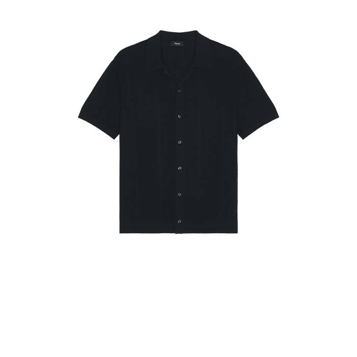 セオリー Theory 【 Camp Shirt Men Baltic 】 メンズ｜スニケス