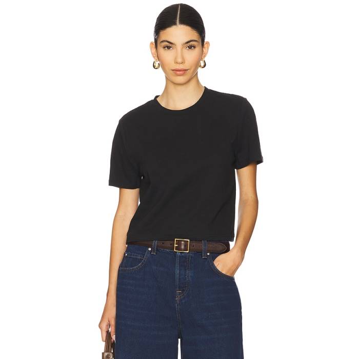 Favorite Daughter 【 The Favorite T-Shirt Women Black 】 Tシャツ レディース 黒色 ブラック|スニケス