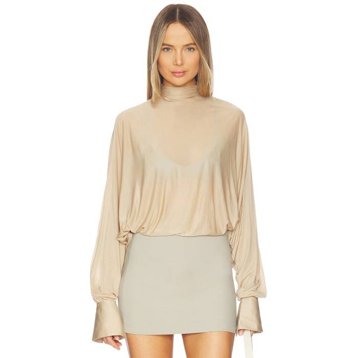 Seroya 【 Hawkes Bodysuit Women Tan 】 上半身背広 レディース