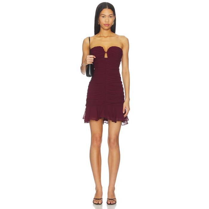 Astr The Label 【 Salena Dress Women Wine 】 ドレス レディース
